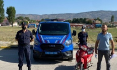 Çalınan motosiklet bulunarak sahibine teslim edildi