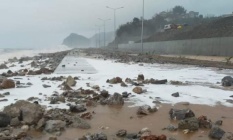 9 gün sonra açılacak olan yol, şiddetli fırtınaya dayanamadı