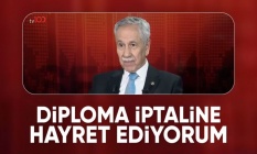 Bülent Arınç: İmamoğlu#039;nun diploması iptal edilmemeliydi