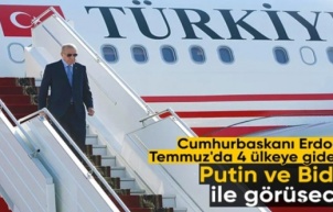 Cumhurbaşkanı Erdoğan'ın diplomasi gündemi: Temmuz'da 4 ülkeye ziyaret