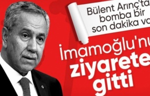 Bülent Arınç, İBB Başkanı Ekrem İmamoğlu'nu ziyaret etti