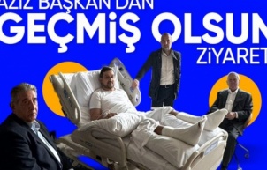 Aziz Yıldırım, Serhat Akın'ı ziyaret etti