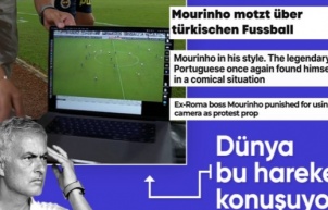 Dünya, Jose Mourinho'yu konuşuyor! Yaptığı hareket olay oldu