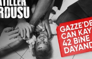 Gazze'de can kaybı 41 bin 825'e yükseldi