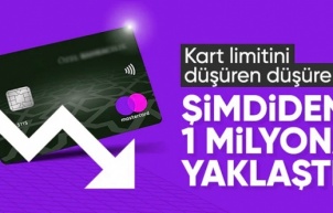 Kredi kartında 100 bin lira limitini düşürmek için başvuranların sayısı şimdiden yüz binleri aştı