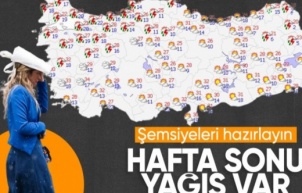 Meteoroloji uyardı: Hafta sonu sağanak yağış geliyor