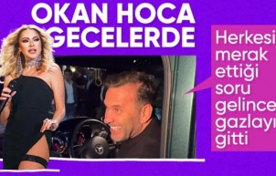 Okan Buruk, Hadise'nin adını duyunca gülüyor