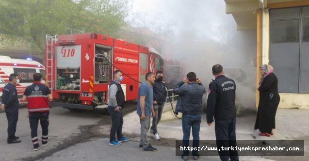 Mobilya atölyesinde yangın