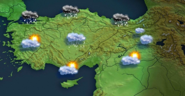 Meteoroloji: Beş bölgede sağanak var