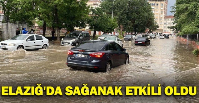 Elazığ#039;da sağanak etkili oldu