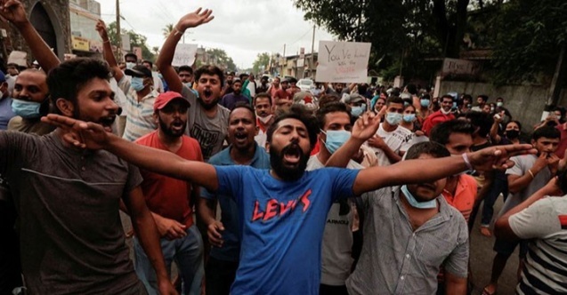 Sri Lanka#039;da halkın öfkesi dinmiyor!