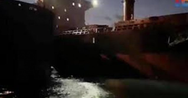 İstanbul Boğazında 2 gemi çarpıştı