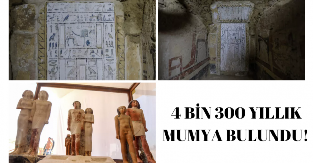 4 bin 300 yıllık mumya bulundu!
