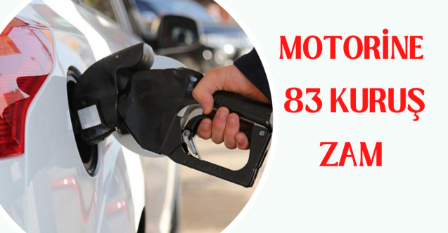 Motorine 83 kuruş zam