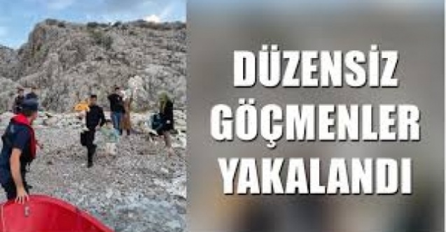 Düzensiz göçmenler yakalandı